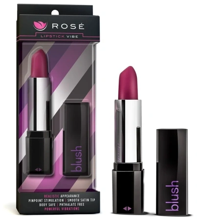 Мини-вибратор Rosé Lipstick Vibe в виде губной помады